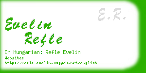 evelin refle business card